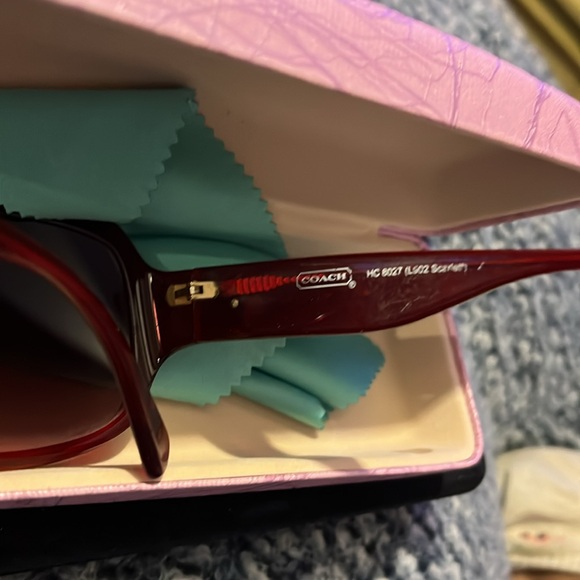 Coach sunshades Burgundy - Picture 4 of 5